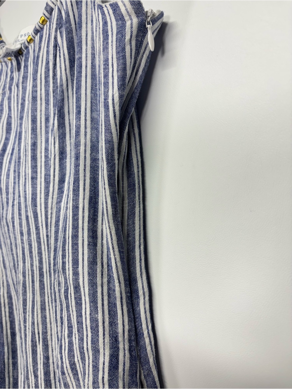 ✨Calypso St. Barth Linen Blue White Striped Maxi Dress Size XS - Picture 7 of 12